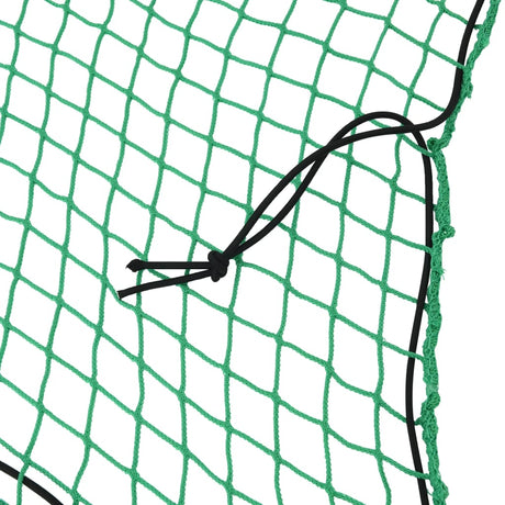 Vidaxx Anhängernetz elastisches Seil 4x3 m Polypropylen grün