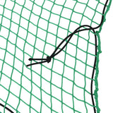 Vidaxx Anhängernetz elastisches Seil 7x3,5 m Polypropylen grün