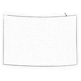 Vidaxx Anhängernetz elastisches Seil 3,5x2,5 m Polypropylen weiß