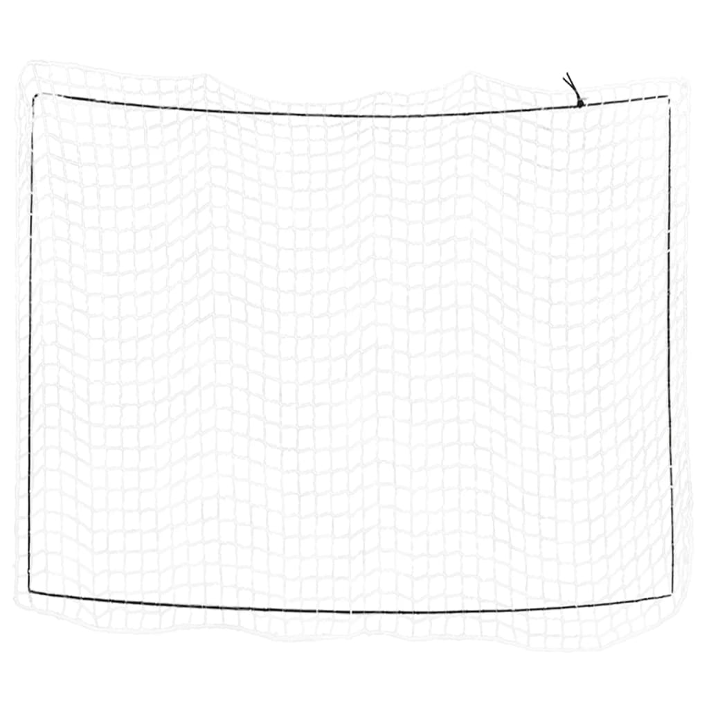 Vidaxx Anhängernetz elastisches Seil 3,5x3 m Polypropylen weiß