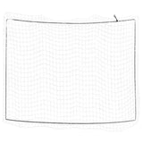 Vidaxx Anhängernetz elastisches Seil 3,5x3 m Polypropylen weiß