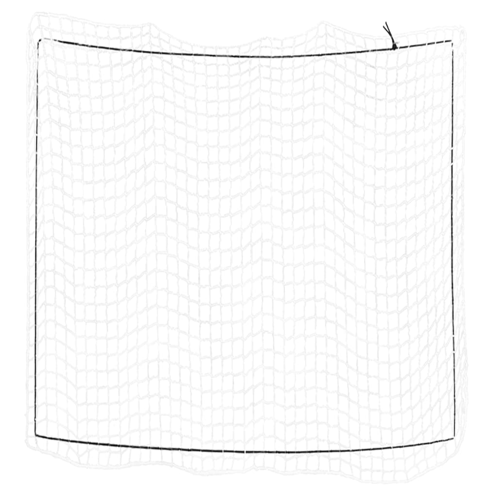 Vidaxx Anhängernetz elastisches Seil 4x4 m Polypropylen weiß