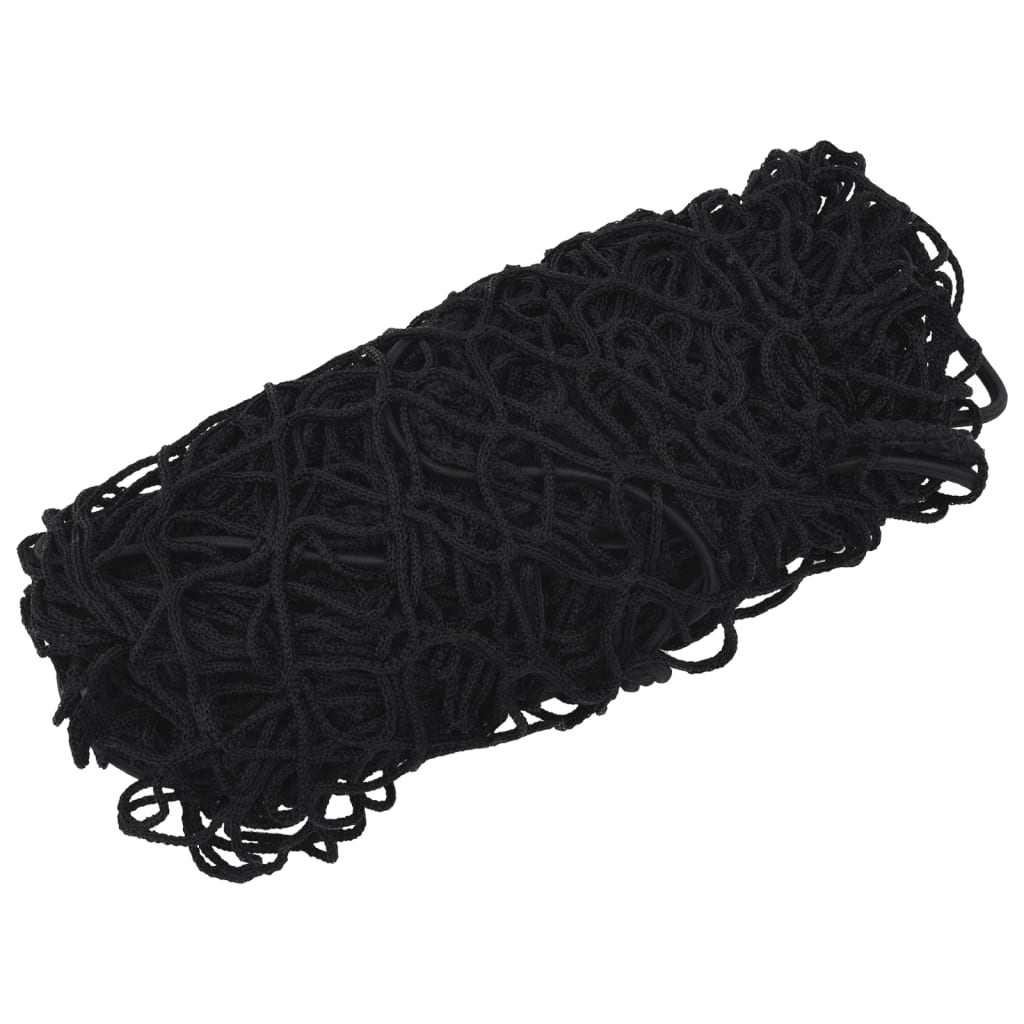 Vidaxx Anhängernetz elastisches Seil 2,2x1,5 m Polypropylen schwarz