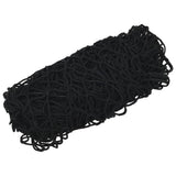 Vidaxx Anhängernetz elastisches Seil 2,5x1,5 m Polypropylen schwarz