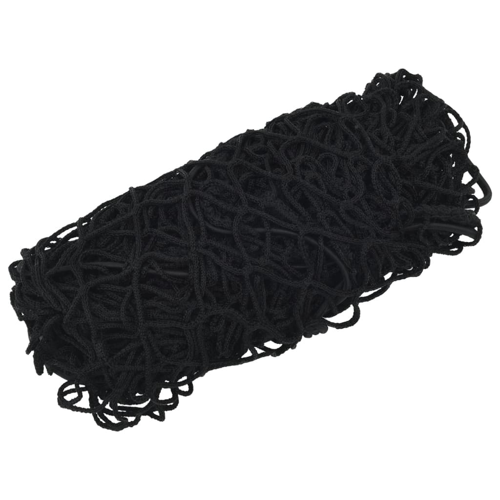 Vidaxx Anhängernetz elastisches Seil 3x1,65 m Polypropylen schwarz