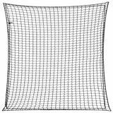 Vidaxx Anhängernetz elastisches Seil 3x3 m Polypropylen schwarz