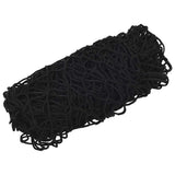 Vidaxx Anhängernetz elastisches Seil 3x3 m Polypropylen schwarz