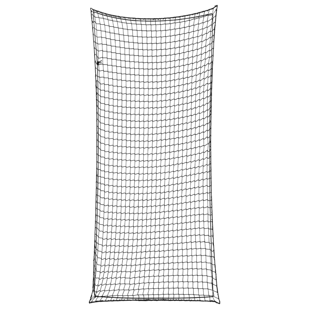 VIDAXL -Anhänger -Netzwerk Elastic Seil 8x3,5 m Polypropen Schwarz