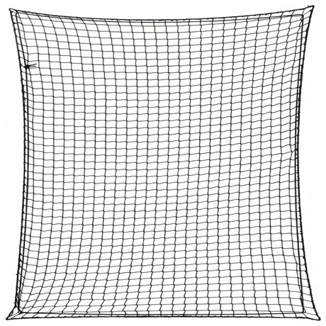 Vidaxx Anhängernetz elastisches Seil 4x4 m Polypropylen schwarz