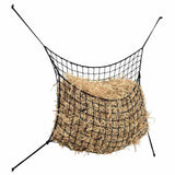 Vidaxx Heunetze 2 Stk. 100x90 cm rechteckig Polypropylen schwarz