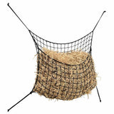 Vidaxx Heunetze 2 Stück 75x50 cm rund Polypropylen schwarz