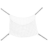 Vidaxx Heunetze 2 Stk. 90x60 cm rechteckig Polypropylen weiß