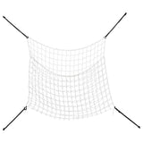 Vidaxx Heunetze 2 Stk. 100x90 cm rechteckig Polypropylen weiß