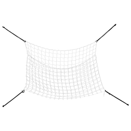 Vidaxx Heunetze 2 Stück 150x90 cm rechteckig Polypropylen weiß