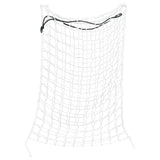 Vidaxx Heunetze 2 Stk. 75x50 cm rund Polypropylen weiß