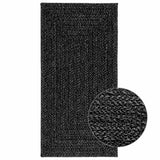 Vidaxl Rug Zizur inni og utenfor 60x110 cm Jute Look Anthracite