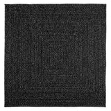 VidaXL Teppich Zizur Indoor und Outdoor 120x120cm Juteoptik Anthrazit