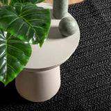 Vidaxl Rug Zizur inne og utenfor 120x120cm Jute Look Anthracite