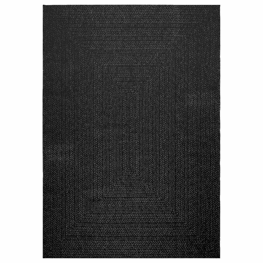 Vidaxl rug zizur bannen an dobausse 160x230cm Juter kuckt anthracit