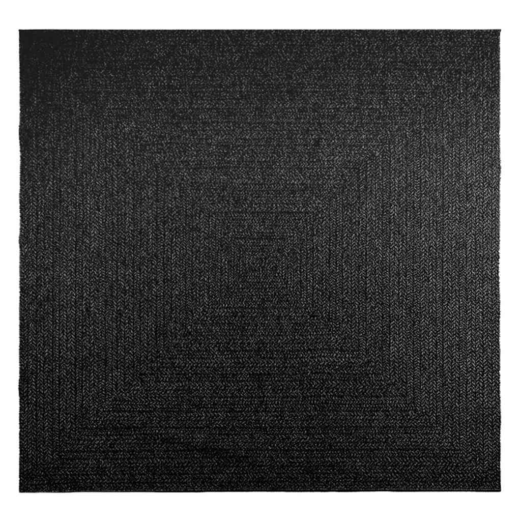 Vidaxl rug Zizur inside and outside 240x240cm jute look anthracite