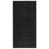VidaXL Teppich Zizur drinnen und draußen 60x110 cm Juteoptik Anthrazit