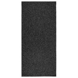 Vidaxl tapis zizur à l'intérieur et à l'extérieur 100x200cm de jute de jute anthracite