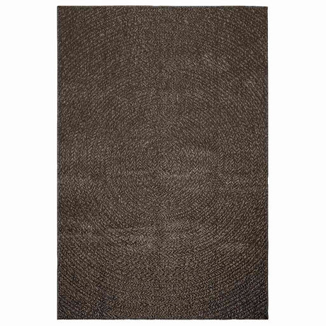 VidaXL Teppich Zizur Indoor und Outdoor 140x200cm Juteoptik Anthrazit