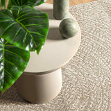 VidaXL Teppich Zizur Creme drinnen und draußen 200x290 cm Juteoptik