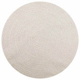 Vidaxxl Teppich Zizur creme innen und außen ø 160 cm Juteoptik