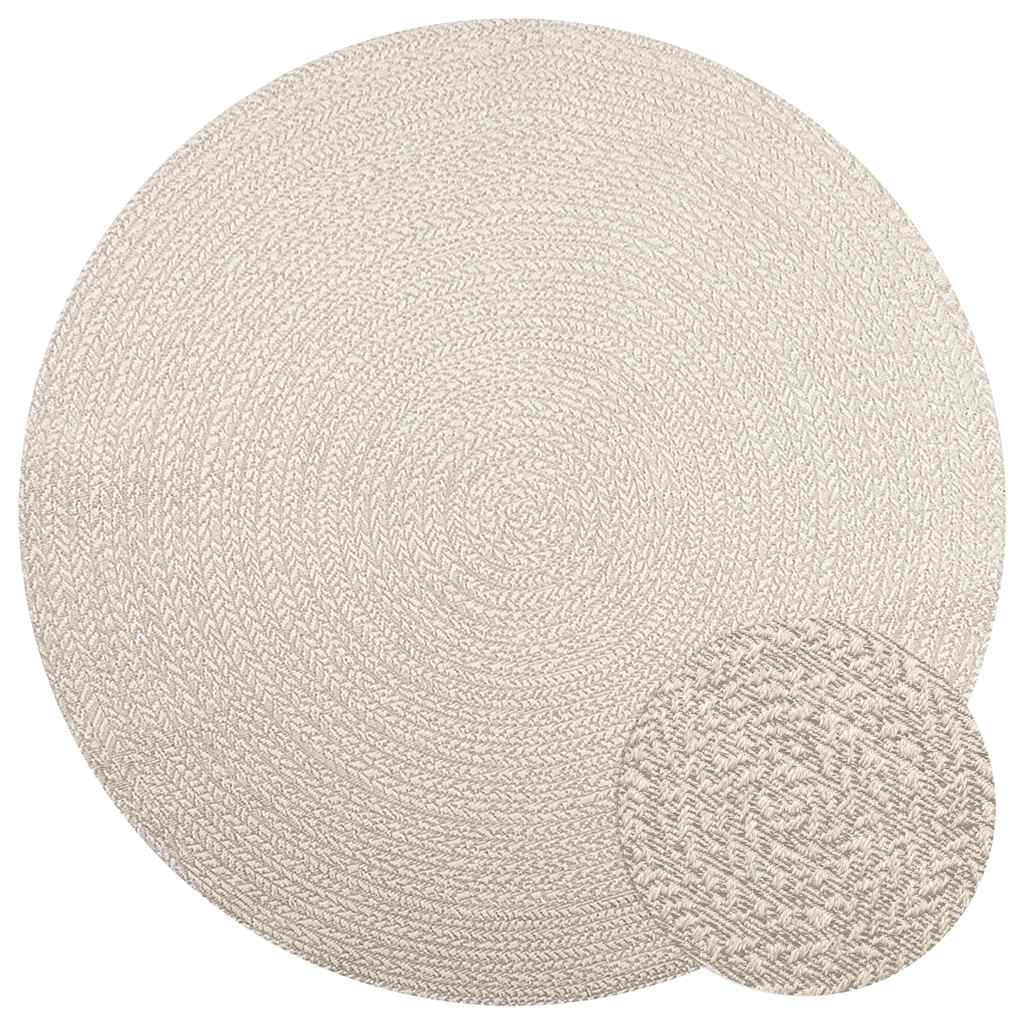 Vidaxl Rug Zizur Room à l'intérieur et à l'extérieur Ø 200 cm de jute