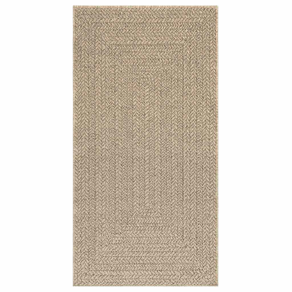 Vidaxl Rug Zizur Beige dentro y fuera de 80x150 cm de yute Look