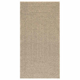 Vidaxl tapis zizur beige à l'intérieur et à l'extérieur de 80x150 cm de jute