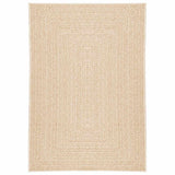 VidaXL Teppich Zizur Beige drinnen und draußen 120x170 cm Juteoptik