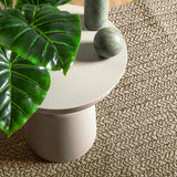 Vidaxl Rug Zizur Beige inde og uden for 240x240 cm jute look