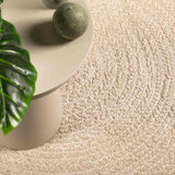 VidaXL Teppich Zizur Beige drinnen und draußen 80x150 cm Juteoptik