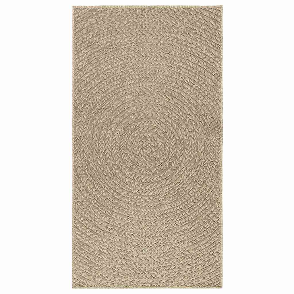 Vidaxl tapis zizur beige à l'intérieur et à l'extérieur de 80x150 cm de jute