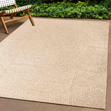 VidaXL Teppich Zizur Beige drinnen und draußen 160x230 cm Juteoptik