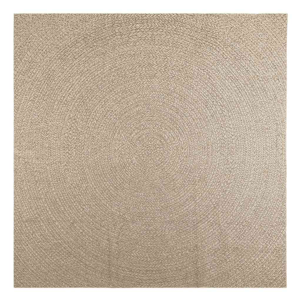 Vidaxl Rug Zizur Beige uvnitř i vně 240x240 cm juta vzhledu