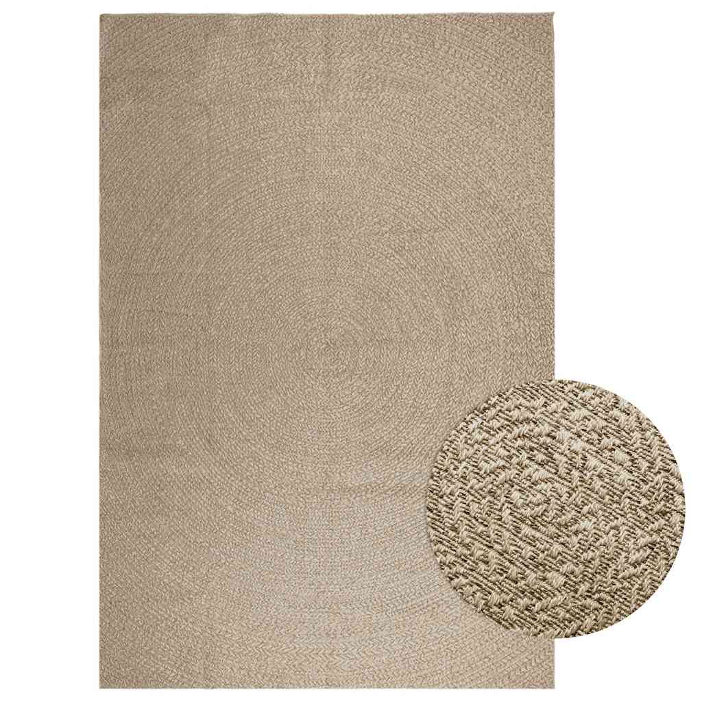 Vidaxl Rug Zizur Beige znotraj in zunaj 240x340 cm jute