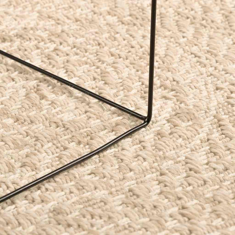 Vidaxl Teppich Zizur beige innen und außen ø 160 cm Juteoptik