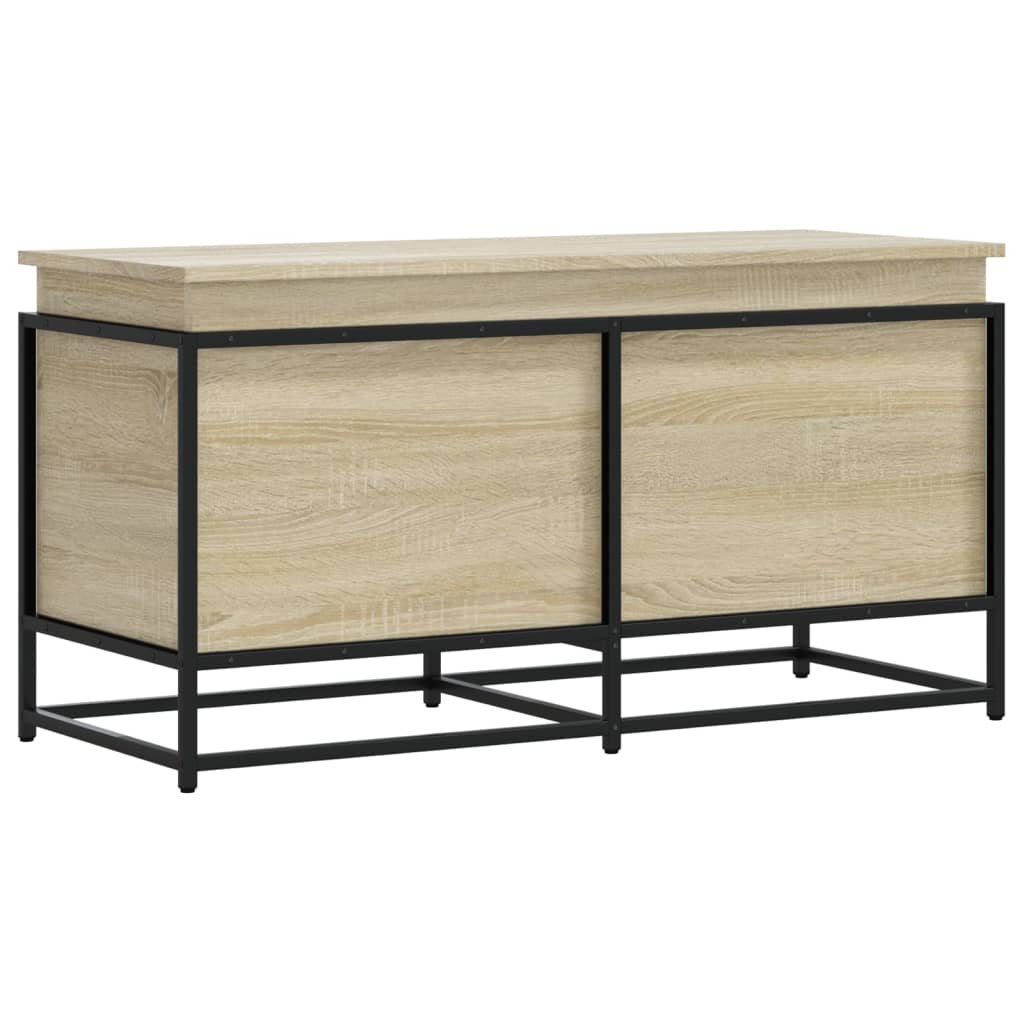 Vidaxx Aufbewahrungsbox mit Deckel 100x40x51,5 cm Holzwerkstoff Sonoma-Eiche