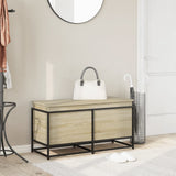 Vidaxx Aufbewahrungsbox mit Deckel 100x40x51,5 cm Holzwerkstoff Sonoma-Eiche