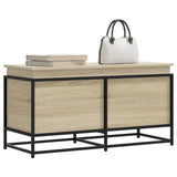 Vidaxx Aufbewahrungsbox mit Deckel 100x40x51,5 cm Holzwerkstoff Sonoma-Eiche