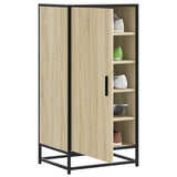 VidaXL Schuhregal 48x38x97,5 cm Holzwerkstoff Sonoma-Eiche-farbig