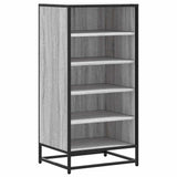 Vidaxl Shoe Rack 48x38x97,5 cm Forarbejdet trægrå sonoma eg Farve