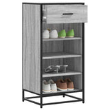 VidaXL shoe rack 48x38x97.5 cm processed wood gray sonoma oak color