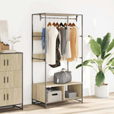 Vidaxxl Kleiderschrank 90x50x180 cm Holzwerkstoff Sonoma-Eiche