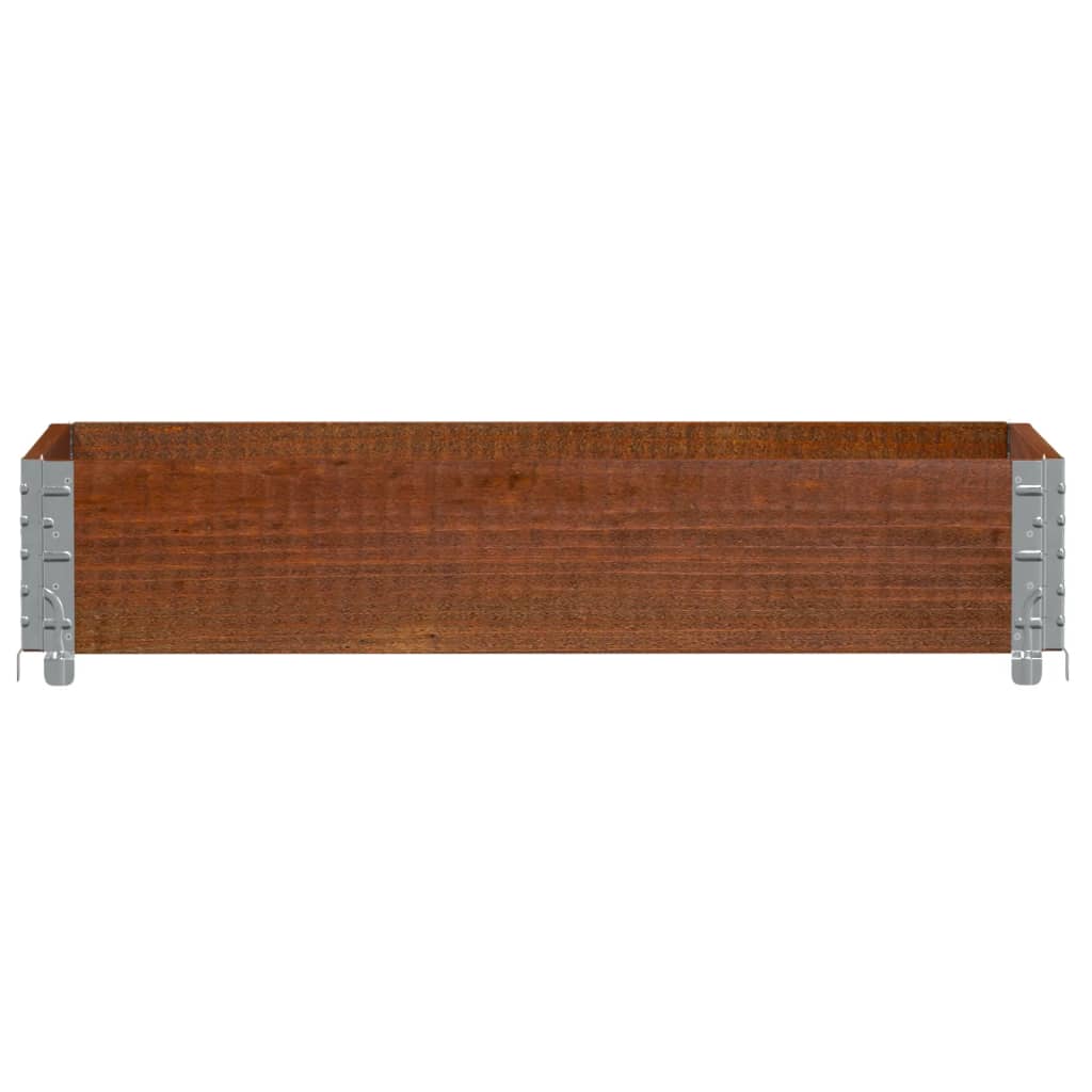 Vidaxx Pflanzgefäß 100x50 cm massives Kiefernholz braun
