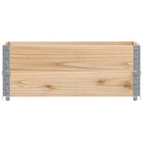 Vidaxx Pflanzgefäß 100x50 cm aus massivem Kiefernholz