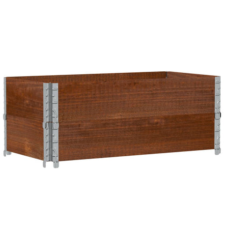 Vidaxx Pflanzgefäß 100x50 cm massives Kiefernholz braun